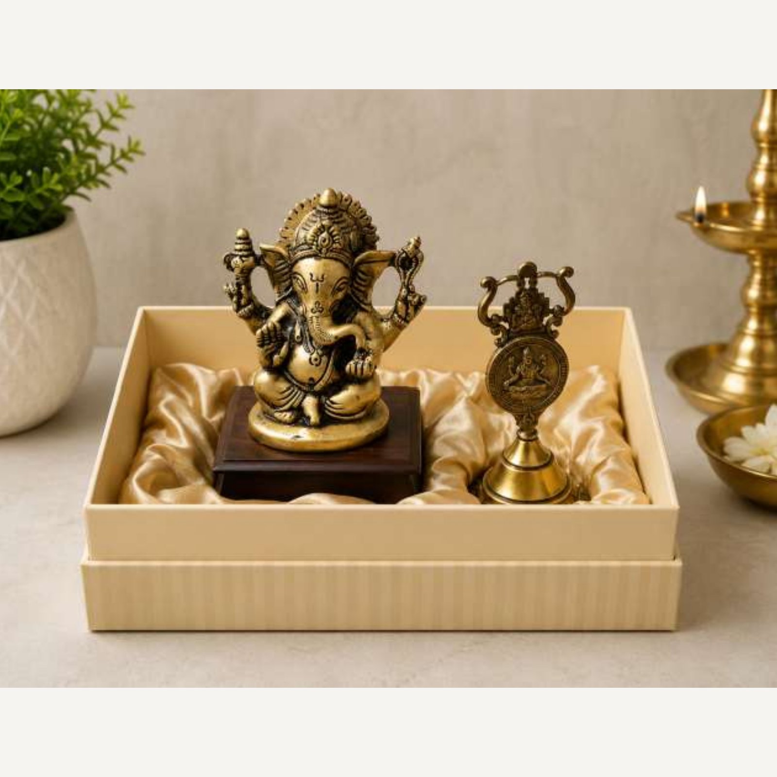 The Classic Festive Box, a corporate Diwali hamper by Iconiq Gifts.